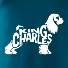 Kavalier king Charles španiel nápis v tele