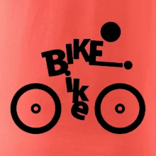 Bike nápis postava Bike nápis postava