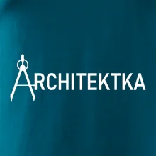 Architektka nápis