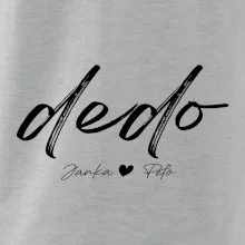 Dedo - tričko menami detí písacie písmo