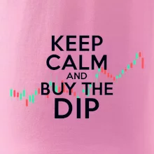 Zelenočervený graf Keep Calm and Buy the Dip Zelenočervený graf Keep Calm and Buy the Dip