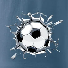 Futbalová lopta v triku Futbalová lopta v triku