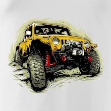 Žltý offroad s navijakom Žltý offroad s navijakom