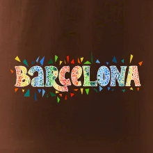 Barcelona Farebný nápis