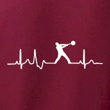 EKG hod kladivom muž