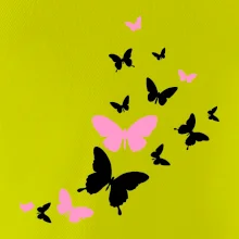 Motýle ružovo čierni Motýle ružovo čierni