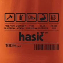 Čiarový kód - Hasič / hasička