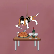 Malý zlodej - baset (Hana-creative)