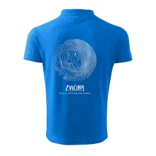 Zvičina - vrstevnice v kruhu