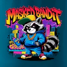 Mýval - masked bandit graffiti