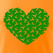 Vianočné jelene v srdci