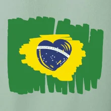 Brazília vlajka srdca
