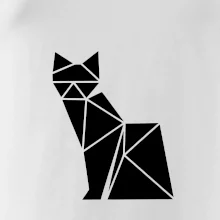 Origami mačka z boku