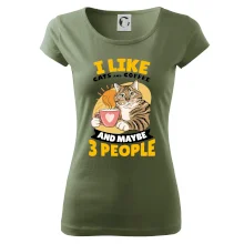 I like cats and coffee and maybe 3 people