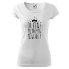 Queens are born in November