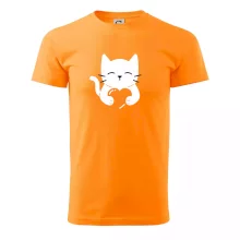 Mačka drží srdce Mačka drží srdce