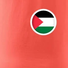 Palestína vlajka prsník