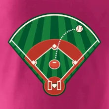 Baseballové hřiště z ptačí perspektivy