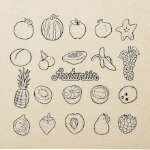 Frutarián ovocie vo štvorci