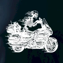 Cestovní motorka kostra