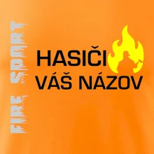 Hasiči - Váš názov - FLUO + Reflexná potlač