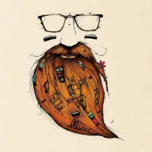 Mustache music Mustache music