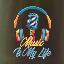 Music is my life slúchadlá
