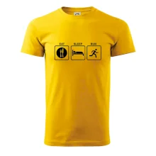 Eat sleep run štvorce Eat sleep run štvorce