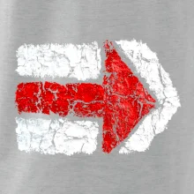 Párová turistická značka červená Párová turistická značka červená