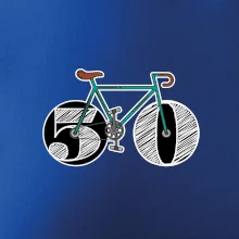 Narodeniny 50 rokov na bicykli