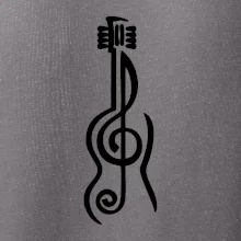 Husľový kľúč gitara Husľový kľúč gitara