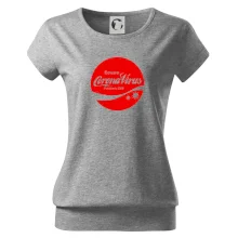 Corona virus pandemic logo