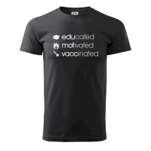 Educated motivated vaccinated Educated motivated vaccinated