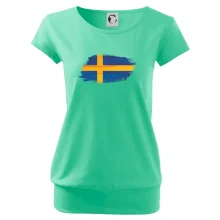 Švédska vlajka kreslená