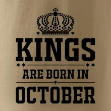 Kings are born in October