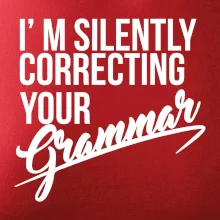 Correcting grammar