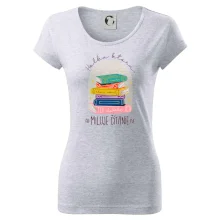 Holka, ktorá miluje čítanie