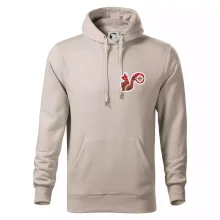 Folklór na prsníku veverička