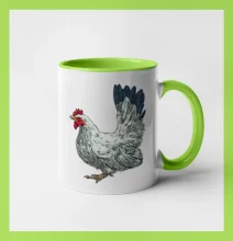 Sliepka kreslená biela Sliepka kreslená biela