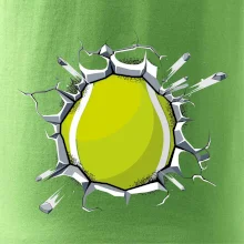 Tenisová loptička v triku