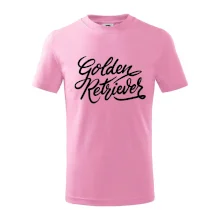 Golden retriever - nápis okrasný