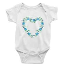 Modré tulipánové srdiečko (Pecka design)