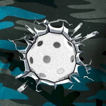 Florbal lopta v triku