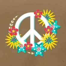 Peace symbol abstraktný
