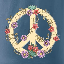 Peace symbol pieskový