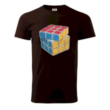 Rubikova kocka kreslená