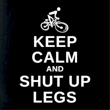Keep calm and shut your legs