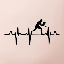 EKG stolný tenista stojaci