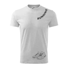 Running nápis šikmo