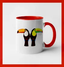 Dva barevní tukani (Moňas)